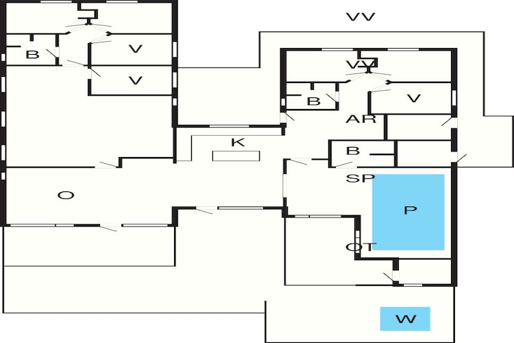 5 sterren vakantie huis in Sydals-Plattegrond