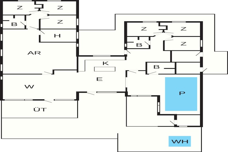 5 sterren vakantie huis in Otterup - Plattegrond