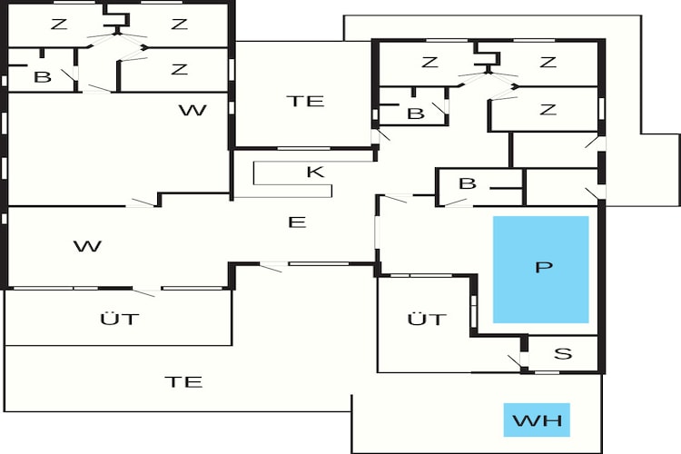 5 sterren vakantie huis in Otterup - Plattegrond