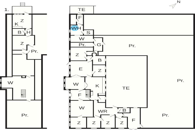 4 sterren vakantie huis in Højer - Plattegrond