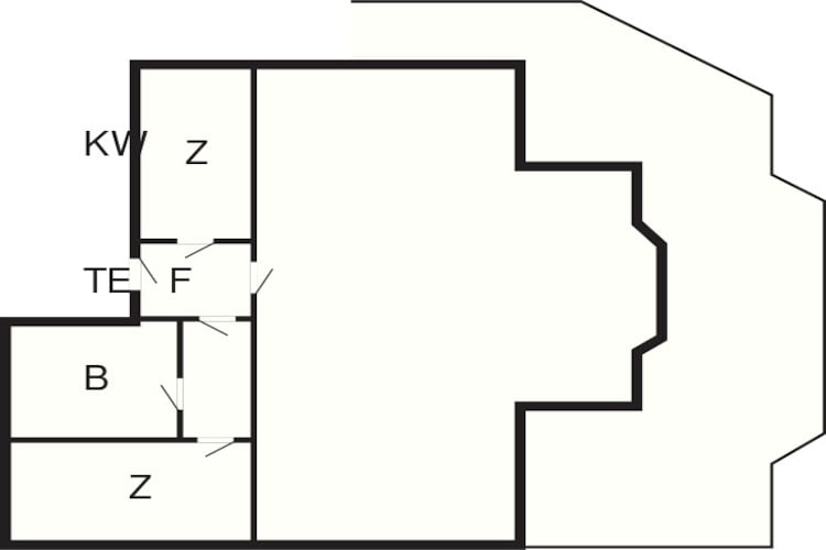 4 person holiday home in Kjerrgarden-Floor plan