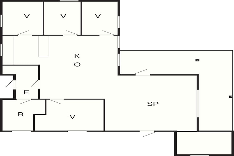 Sfeervolle retraite in Lokken -- By Traum Ferienwohnungen-Plattegrond