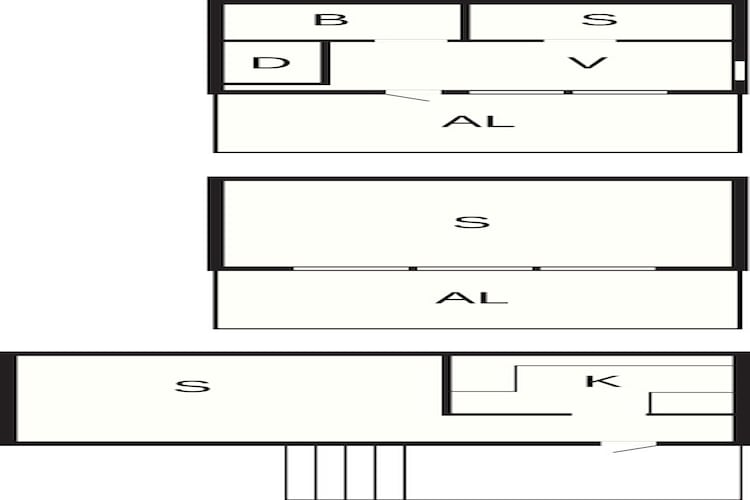 Sommarstuga Grand-Plattegrond