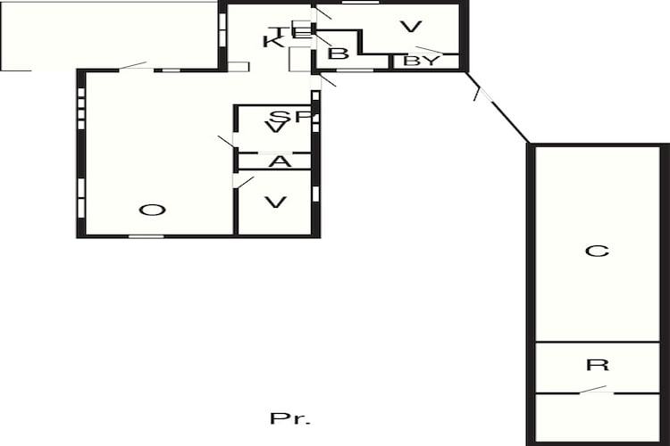6 Personen Ferienhaus in Haderslev-Grundriss