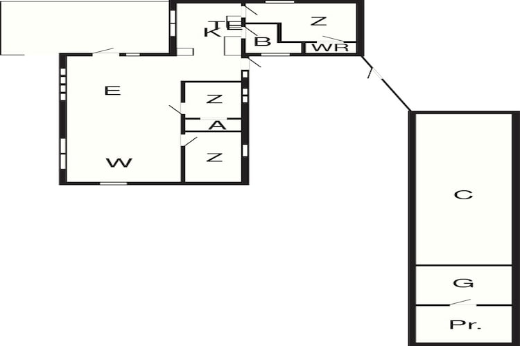 6 Personen Ferienhaus in Haderslev-Grundriss