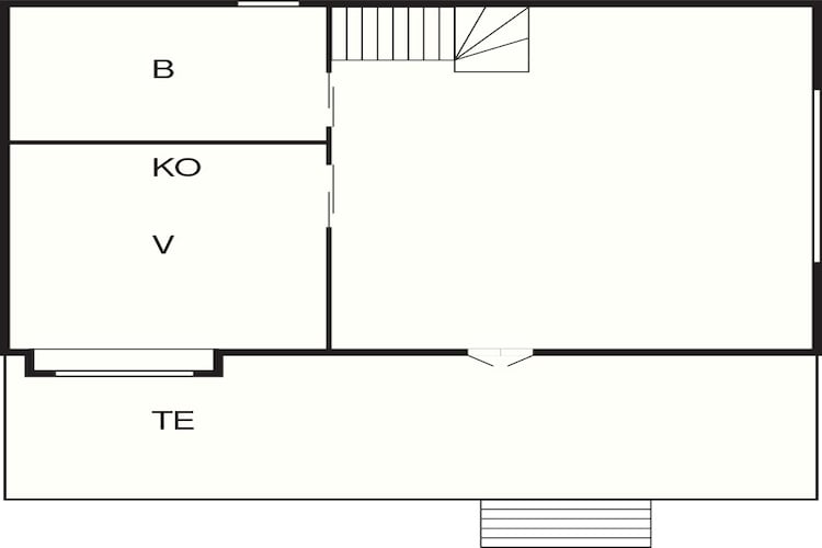 4 etoiles maison de vacances a Heberg-Plan d'étage