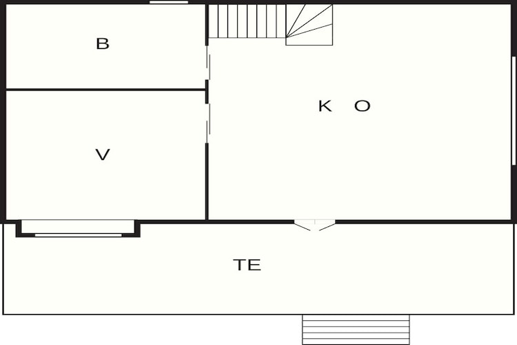 4 star holiday home in Heberg-Floor plan