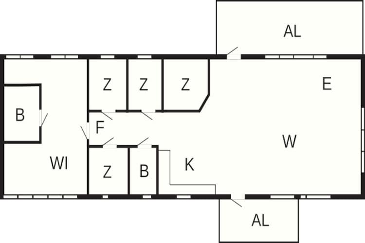5 star holiday home in Mastrand - Floor plan