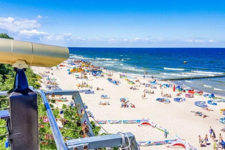 Studio wakacyjne nr 1 dla 2 osób SAND Rewal-Gebieden zomer 1km