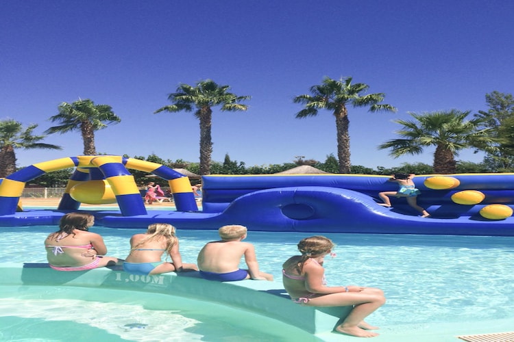 Camping L'Air Marin Vias-Plage  Mobilhome PLAYA 3CH-Zwembad