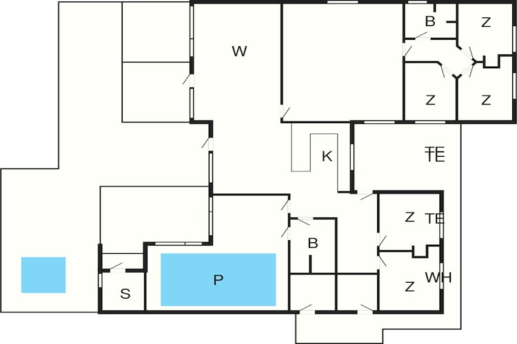 5 Sterne Ferienhaus in Otterup-Grundriss