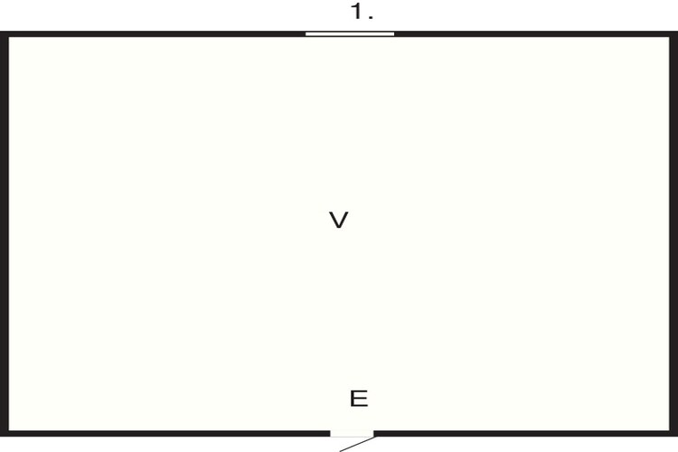 Dubbelrum med WC & dusch. Handikappsanp.-Plattegrond