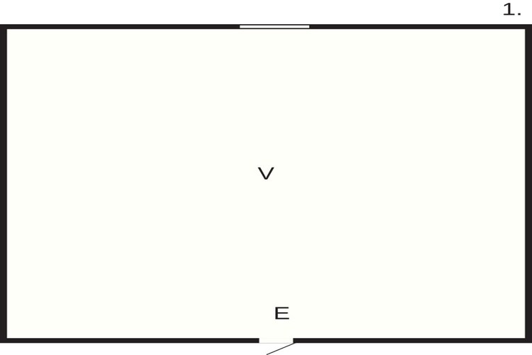 Tvåbäddsrum, delad dusch, husdjursvänlig-Plattegrond