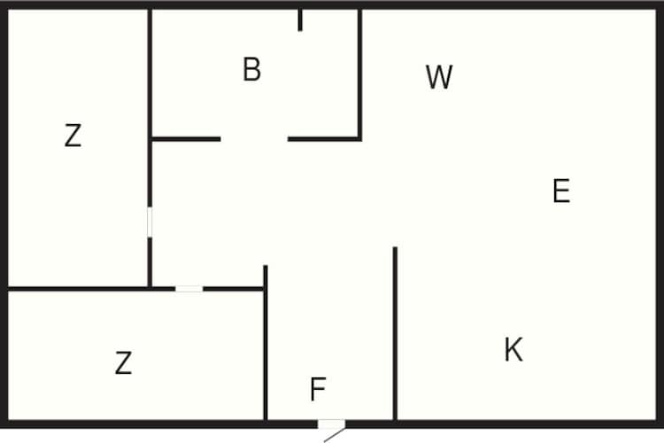 Maison de vacances pour 4 a FIGEHOLM-Plan d'étage