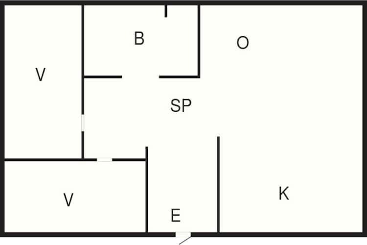 Maison de vacances pour 4 a FIGEHOLM-Plan d'étage