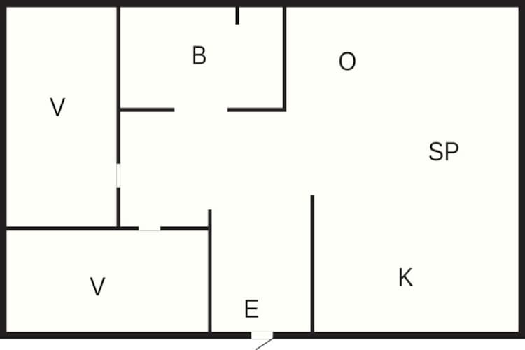 4 Personen vakantie huis in FIGEHOLM-Plattegrond