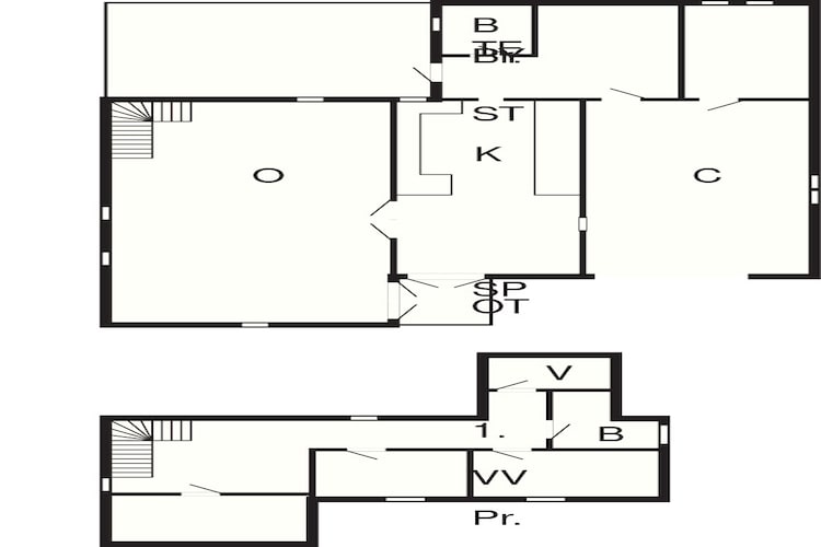 6 Personen Ferienhaus in Snedsted-Grundriss
