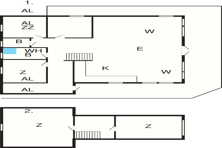 Maison de vacances pour 10 a Treungen-Plan d'étage