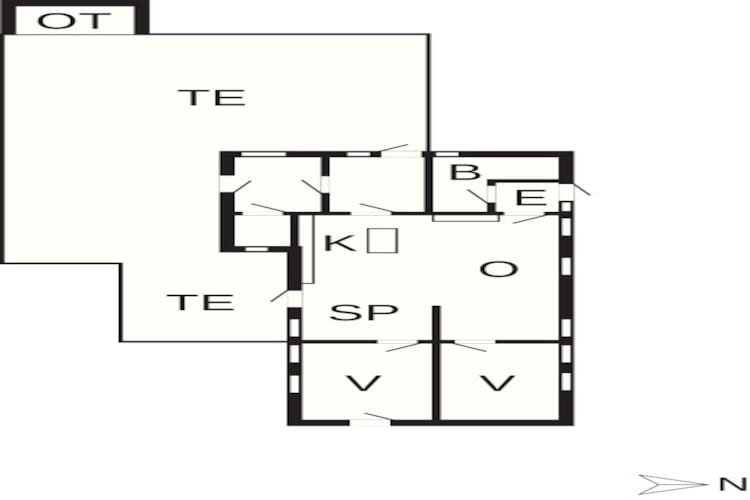 4 sterren vakantie huis in Læsø-Plattegrond
