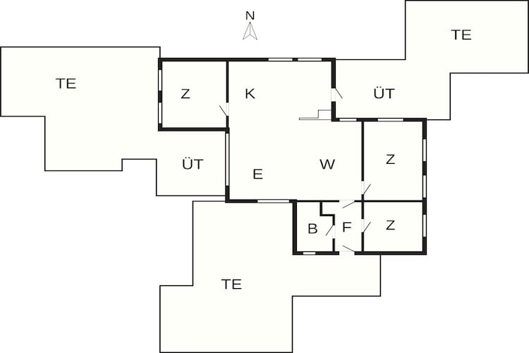 6 Personen vakantie huis in Asperup-Plattegrond