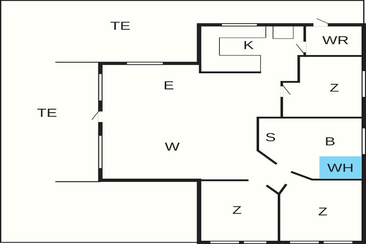 4 sterren vakantie huis in Sydals-Plattegrond