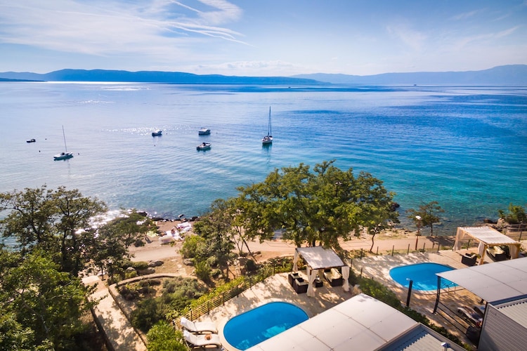 Aminess ATEA Camping Resort - Njivice - AMBER LUXURY Holiday home 5 Pers 40m2-Gebiete Sommer 20 km
