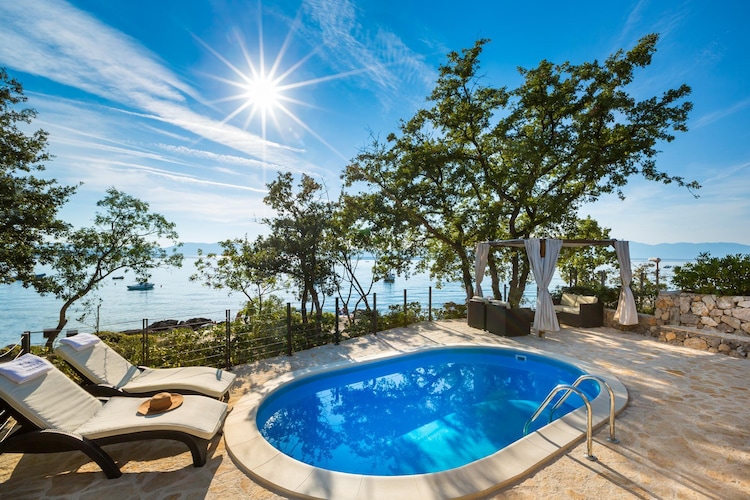 Aminess ATEA Camping Resort - Njivice - AMBER LUXURY Holiday home 5 Pers 40m2-Schwimmbad