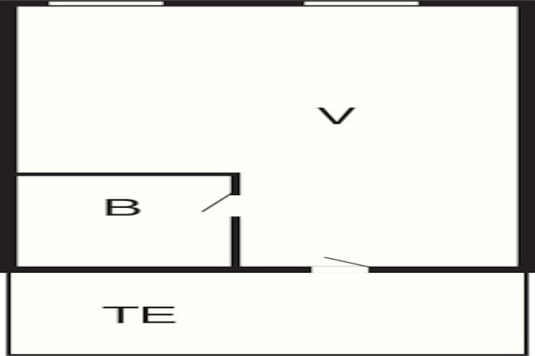 3 personers værelse 20m²-Floor plan