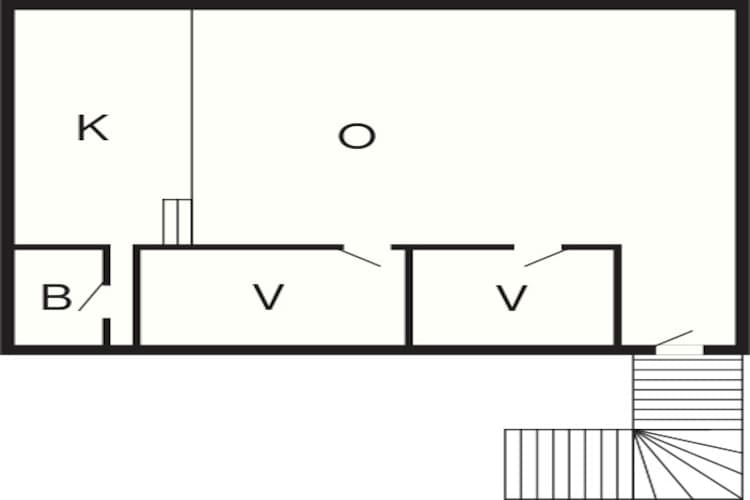 Lejlighed 4 Personers 90m²-Plan d'étage