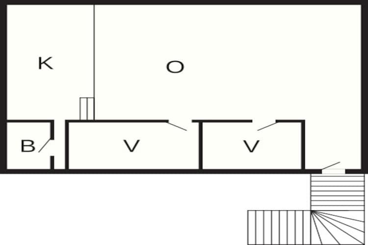Lejlighed 4 Personers 90m²-Plattegrond