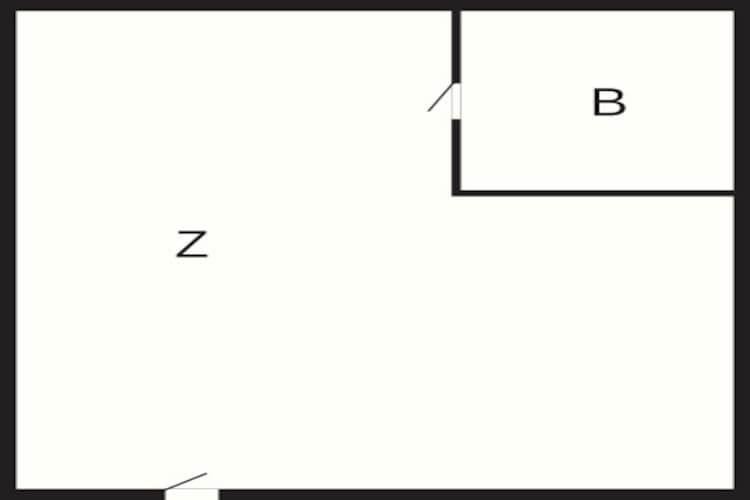 Dobbeltværelse 2 personer 29m²-Floor plan