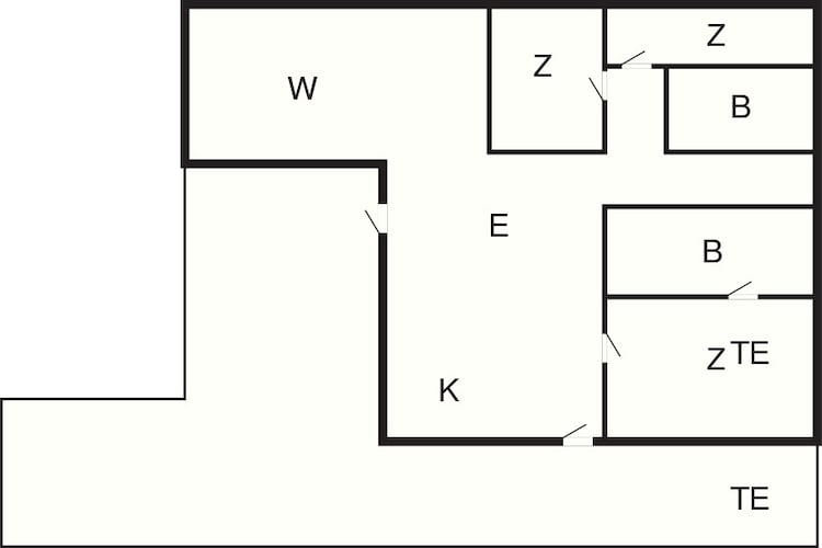 5 star holiday home in Gilleleje-Floor plan