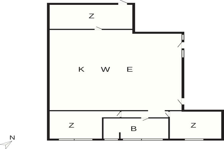 4 sterren vakantie huis in Hals-Plattegrond