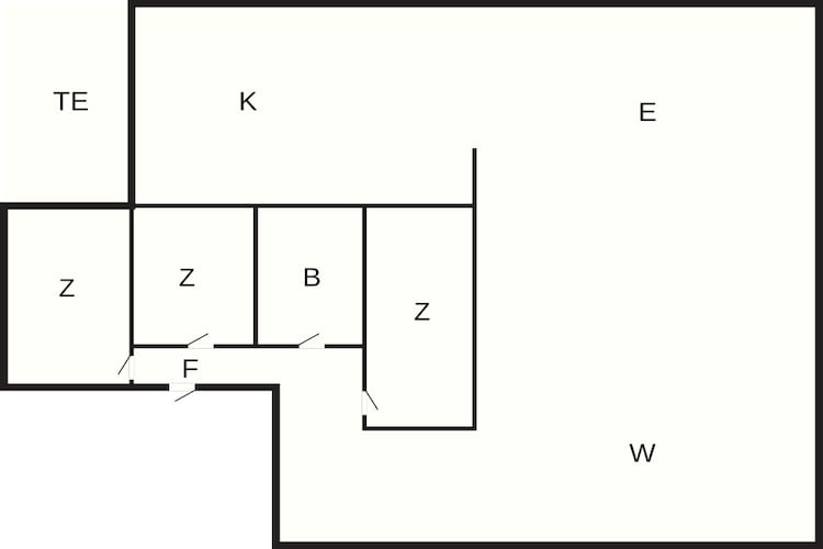 6 Personen vakantie huis in Blokhus-Plattegrond
