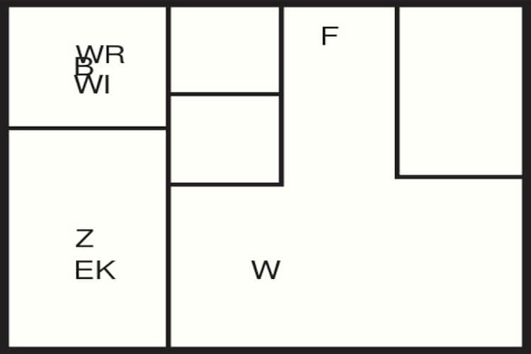 Maison de vacances pour 4 a lyngdal-Plan d'étage