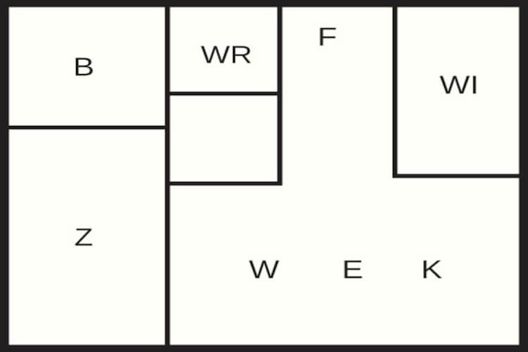 4 Personen vakantie huis in lyngdal-Plattegrond