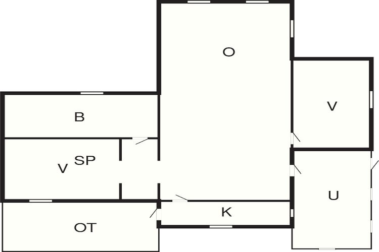 5 Personen Ferienhaus in Væggerløse-Grundriss