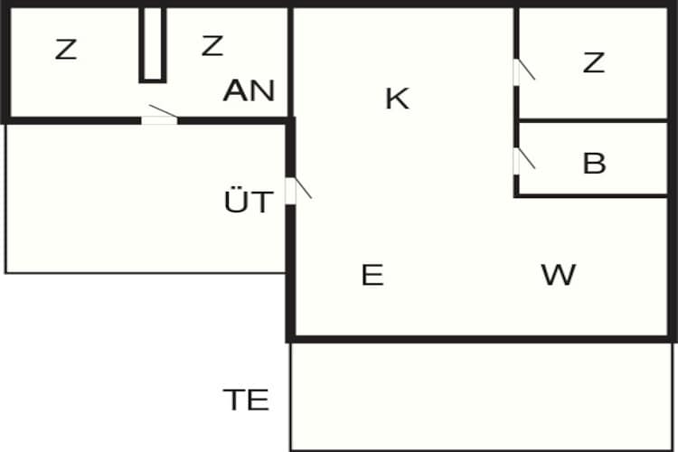 6 person holiday home in Hadsund-Floor plan