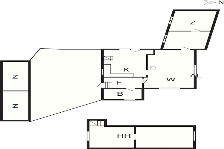4 star holiday home in Mjörn-Floor plan