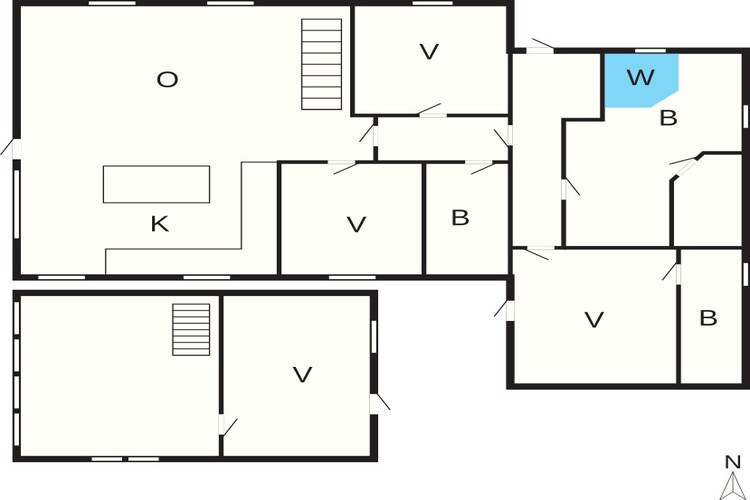 4 Sterne Ferienhaus in Nørre Nebel-Grundriss