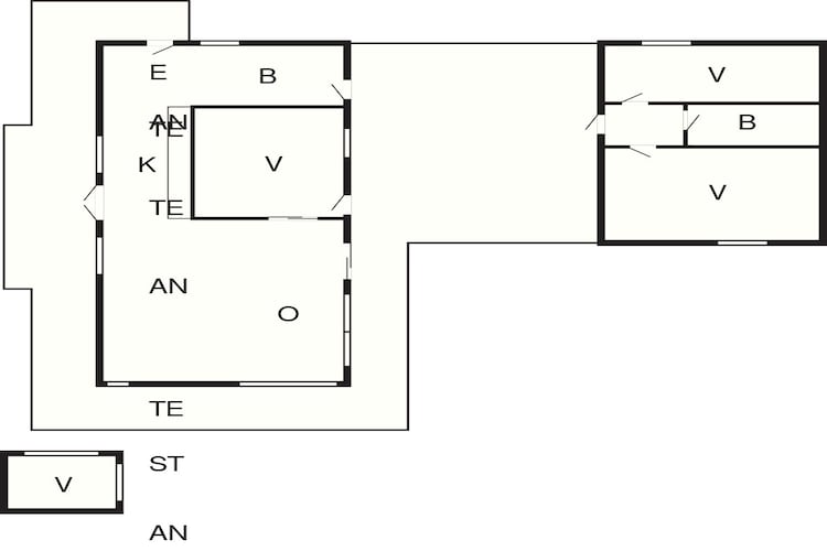 4 Sterne Ferienhaus in Ålbæk-Grundriss