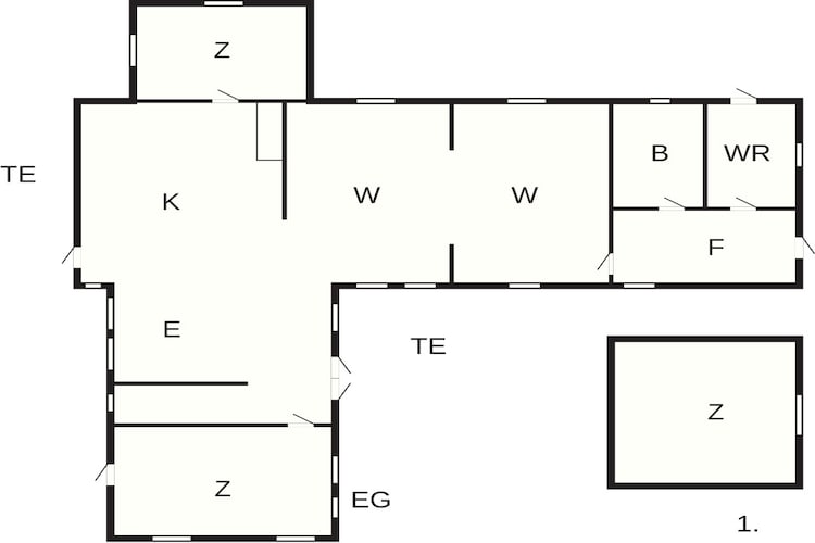 4 sterren vakantie huis in Åsa-Plattegrond