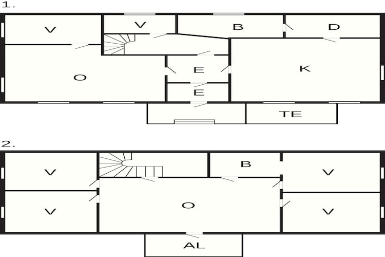 6 Personen vakantie huis in Gratangen-Plattegrond
