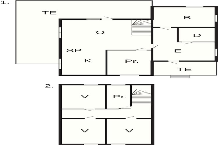 Maison de vacances pour 6 a Gratangen-Plan