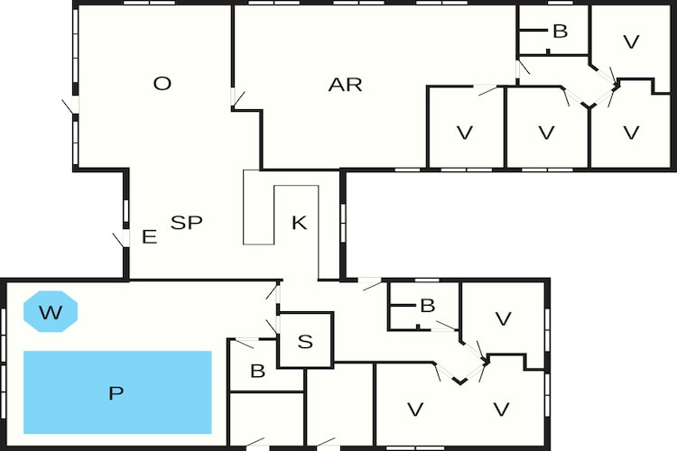 5 sterren vakantie huis in Ålbæk-Plattegrond