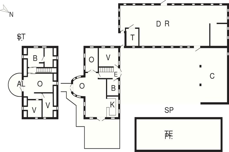 5 sterren vakantie huis in Aabenraa-Plattegrond