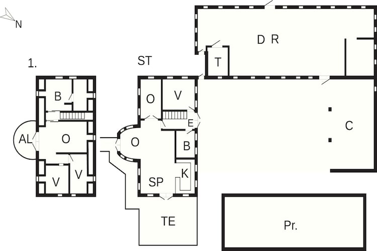 5 sterren vakantie huis in Aabenraa-Plattegrond