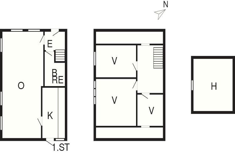 6 person holiday home in Marstal-Floor plan