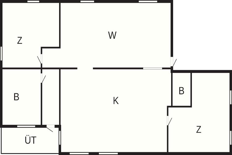 4 sterren vakantie huis in Burgsvik-Plattegrond