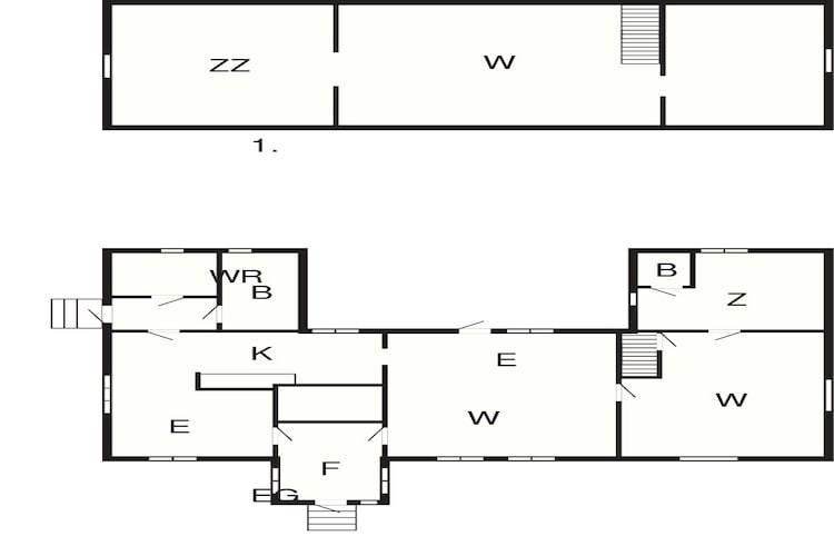 Ferienhaus mit 3 Schlafzimmern und Sauna-Grundriss